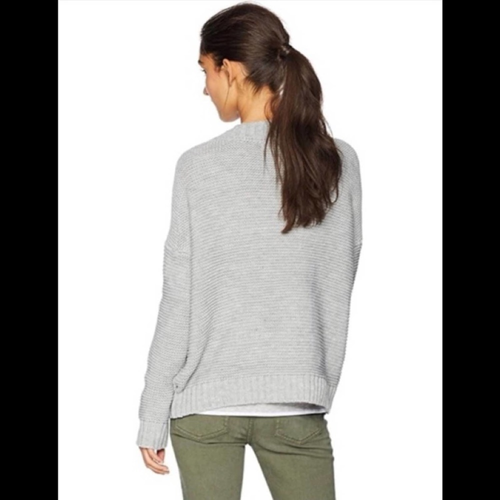 Jack By BB Dakota Hey Ms Carter Chunky Lace up Front Detail Knit Sweater Small - Picture 3 of 11